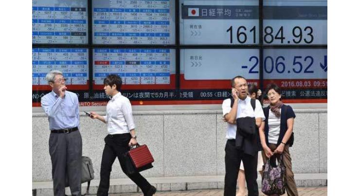 Tokyo shares slip as strong yen hits exporters