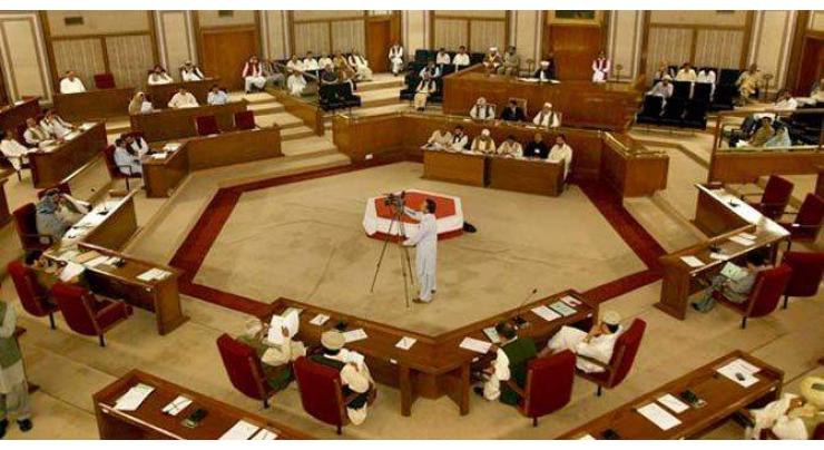 Balochistan Assembly body meeting on Aug 19