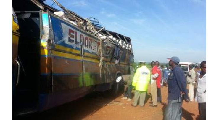 Three killed, 25 injured in road accident