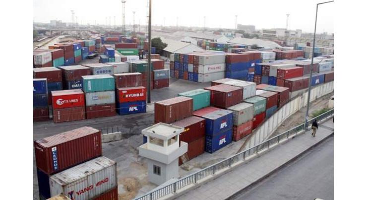 Shipping activity at Port Qasim