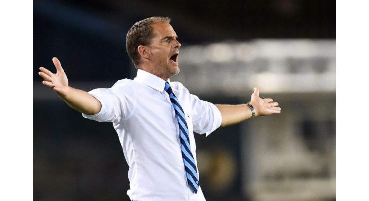 Football: De Boer admits Inter job will take time after losing start
