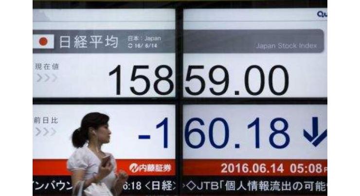Tokyo stocks end lower, dealers await Yellen speech