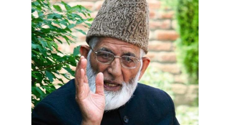 `Quit J&K'; Gilani releases message for indian forces