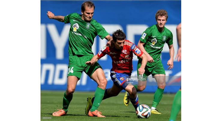 Football: CSKA win at Tomsk to go top in Russia