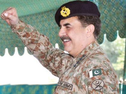 رئيس أركان الجيش الباكستاني يعرب عن ارتياحه حول إنجازات العملية العسكرية "ضرب عضب" الجارية ضد الإرهابيين