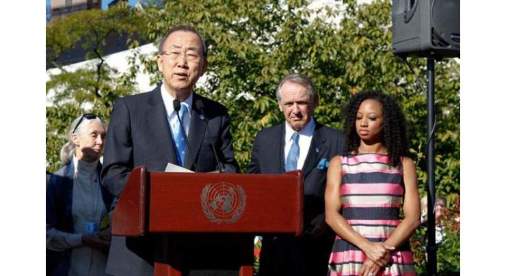 UN chief says Global Development Goals are 'building blocks for peace' 