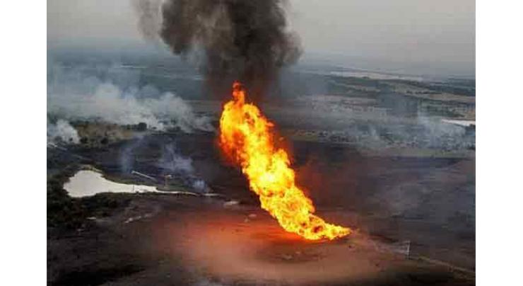 Gas pipeline blown up in Dera Bugti 