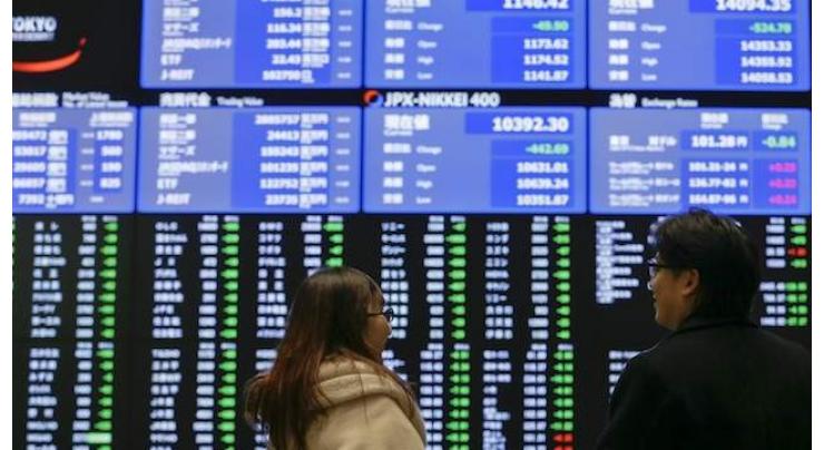 Tokyo stocks down by break 