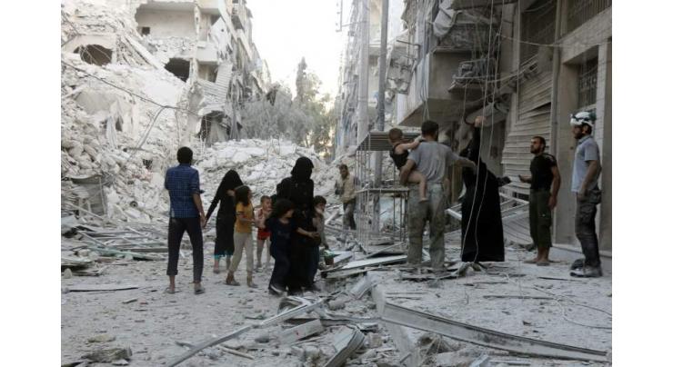 Syria army retakes Aleppo district as bombs rain down 