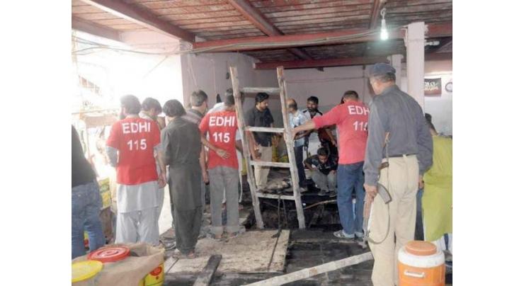 Three labourers killed after falling into factory's chemical tank 