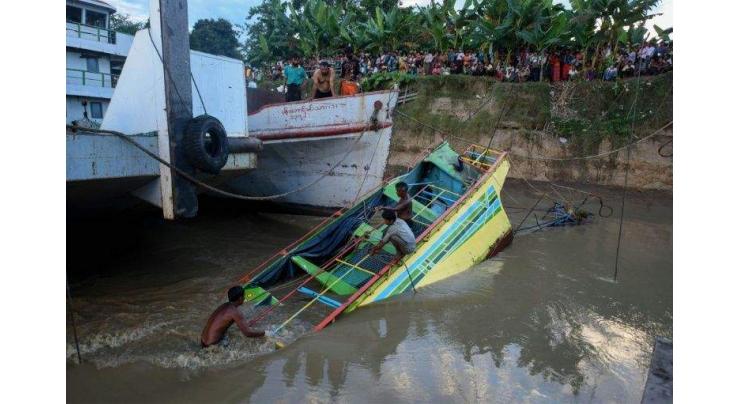 Myanmar ferry disaster toll nears 50 