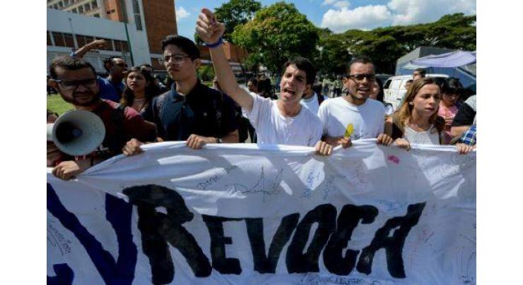 Venezuela opposition vows mass protests from Wednesday 