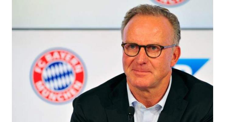 Football: Rummenigge tells Bayern to keep it up in Cup 