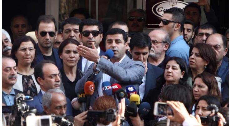 Turkish court places under arrest co-leaders of pro-Kurdish party: report 