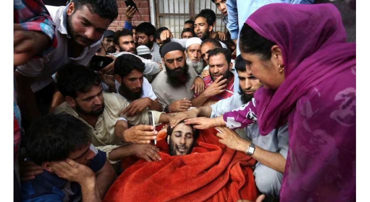 Indian forces martyr Kashmiri youth in Shopian 