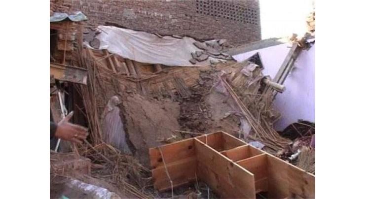 Three minor sister killed in roof collapse 