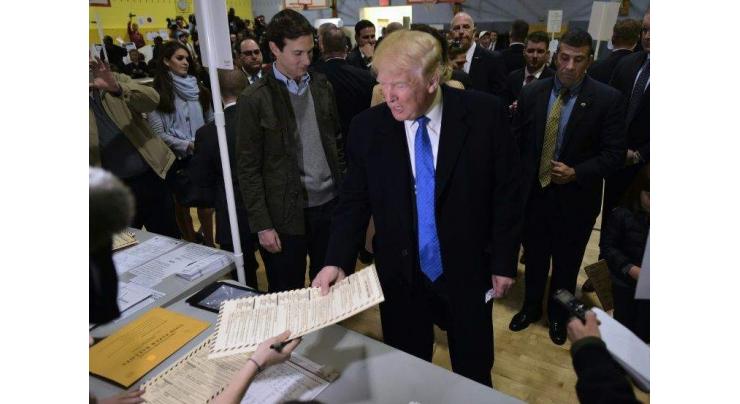 Trump casts vote in historic US election 