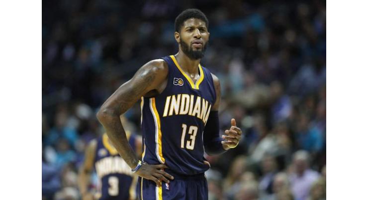 Pacers forward George fined $15K for kicking ball into crowd 