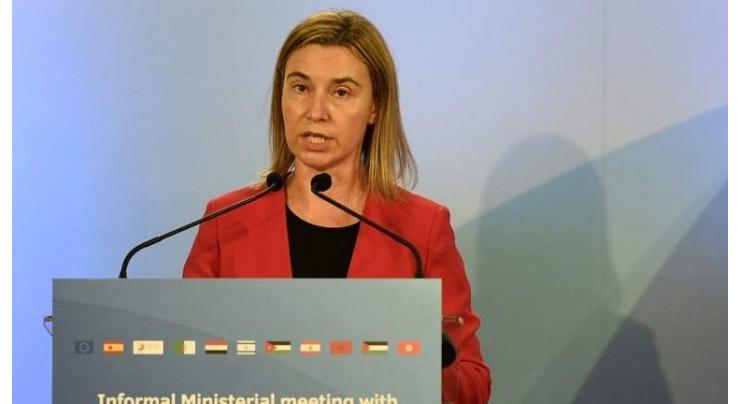 EU will continue to 'work together' with US: Mogherini 