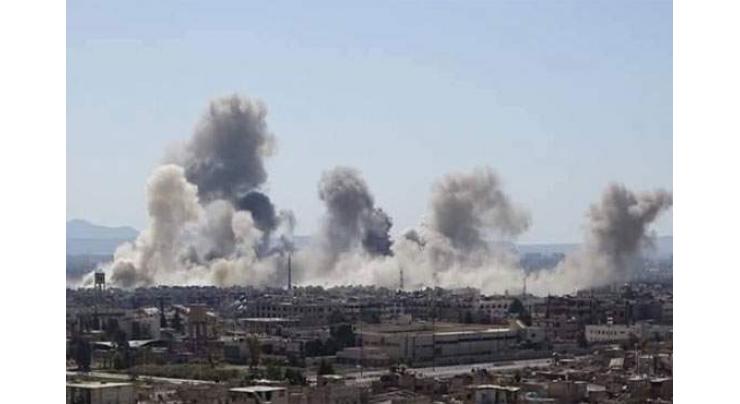 US-led coalition strike kills 20 civilians near Raqa: monitor 