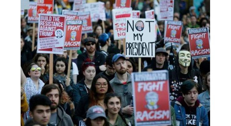 Trump election win prompts protests across US 