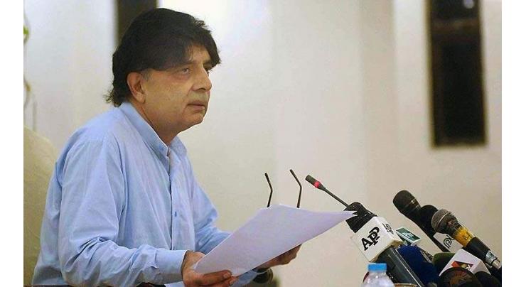 Nisar expresses grief over loss of precious lives in Rangers 