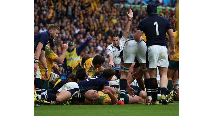 RugbyU: Scotland 17 Australia 10 at half-time 
