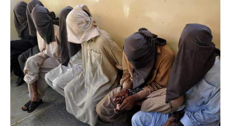 Six suspects held, drugs seized 