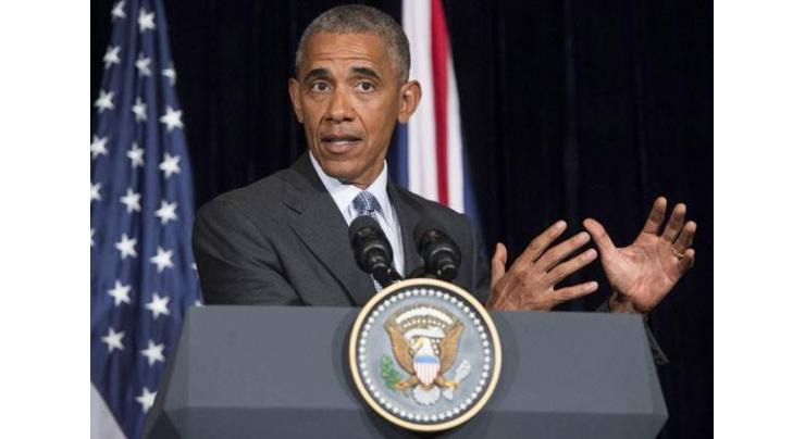 Obama says US must continue to be 'beacon of hope' 