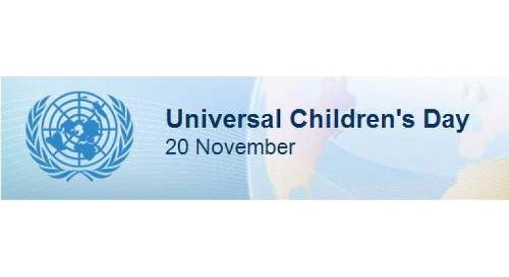 Universal children Day on November 20 
