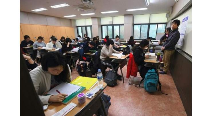S. Korea falls silent for crucial college entrance exam 