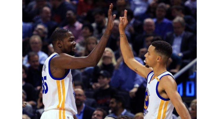 NBA: Thompson, Durant shine as Warriors eclipse Celtics 