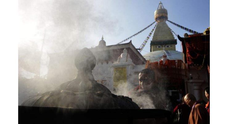 Nepal's quake-damaged Boudhanath stupa reopens 