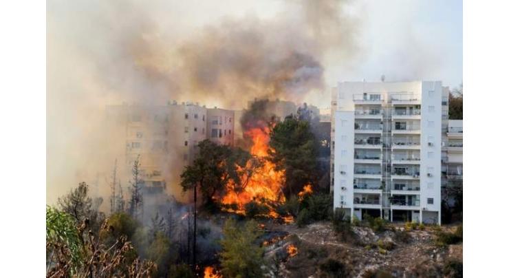 Hundreds evacuated as bushfires near Israel's Haifa 