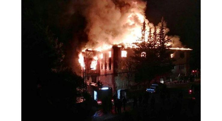Turkey detains six, including manager, over deadly fire 