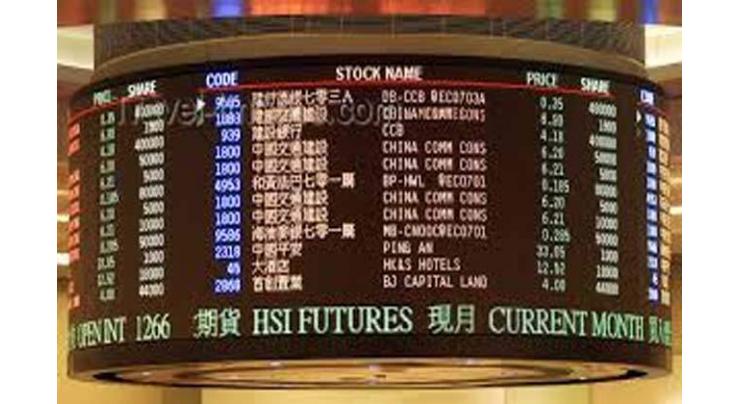 Hong Kong, Shanghai stocks end morning higher 