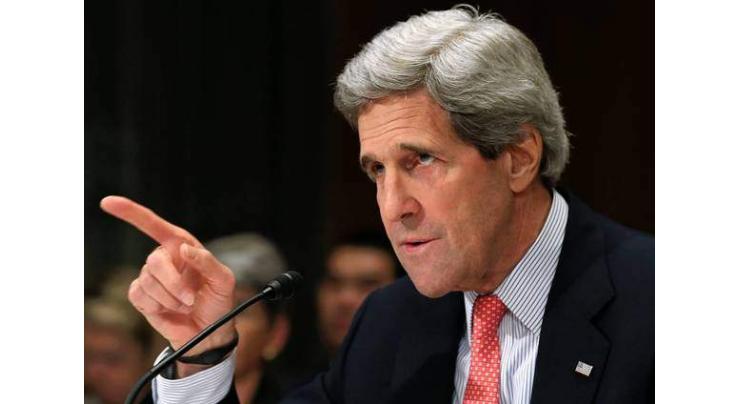 Syrian regime guilty of 'crimes against humanity, war crimes': Kerry 