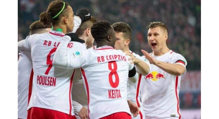Football: Leipzig down Hertha to knock Bayern from top 