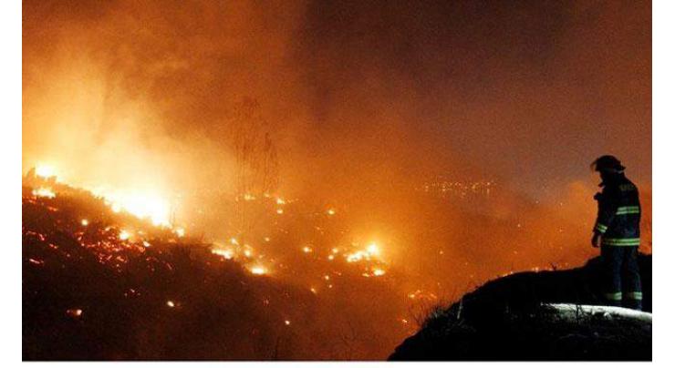 Huge wildfire destroys homes in Chile tourist city 