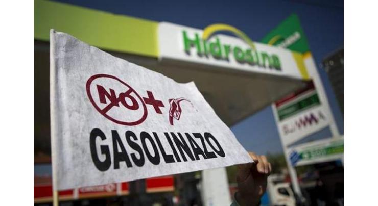 More protests in Mexico over gasoline price hike 