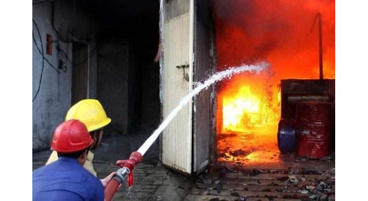 Five persons injured in fire incident 