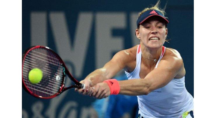 Tennis: Kerber, Cibulkova survive scares in Brisbane 