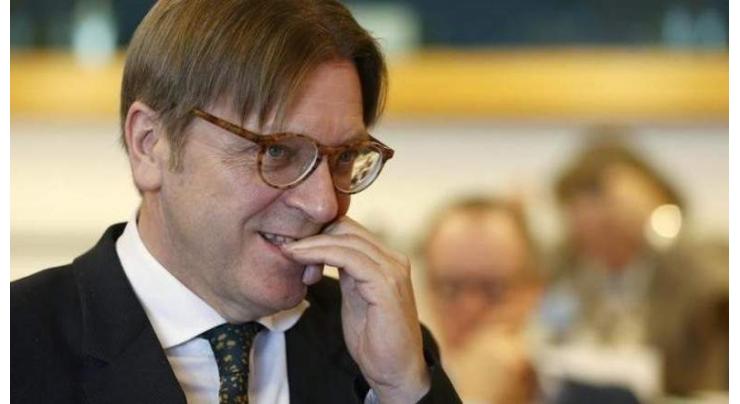 Brexit negotiator Verhofstadt running for EU parliament head 