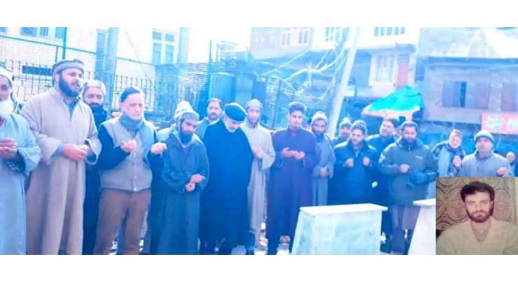 Hurriyet leaders pays tribute to Sajjad kenue on anniversary 
