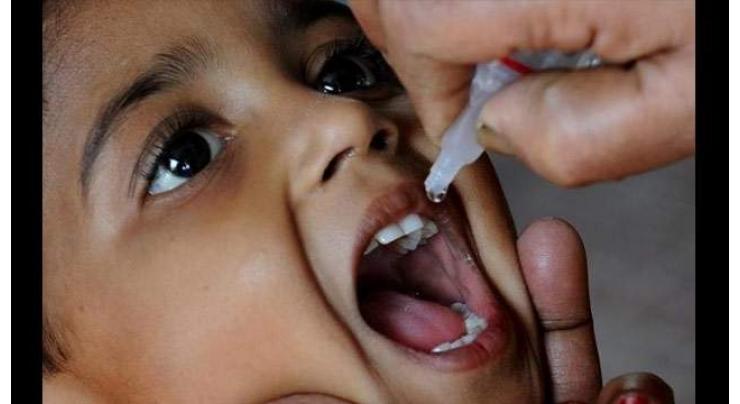 1.325 mln children given polio drops in Sagodha div last year 