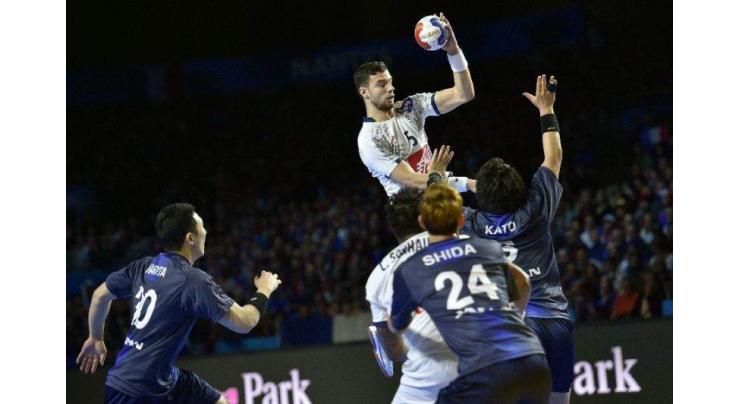 Handball: Champions France cruise past Japan 