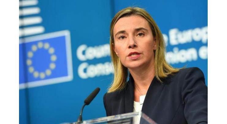 Mogherini says EU to stand by Iran nuclear accord 