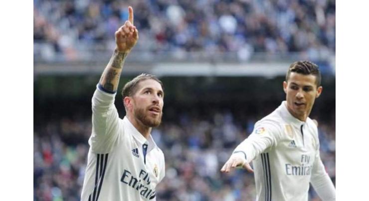 Football: Ramos saves Madrid as fans target Ronaldo 