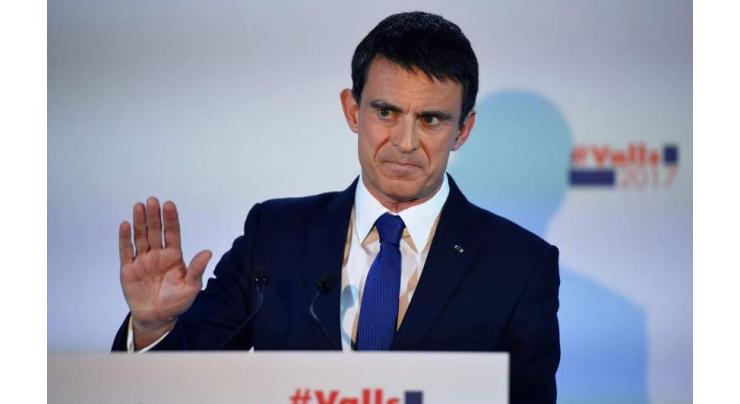Ex-PM Valls fights outsider for French presidential nod 