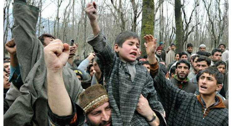 Kashmiris demand immediate Intl. community role for early settlement of Kashmir dispute 